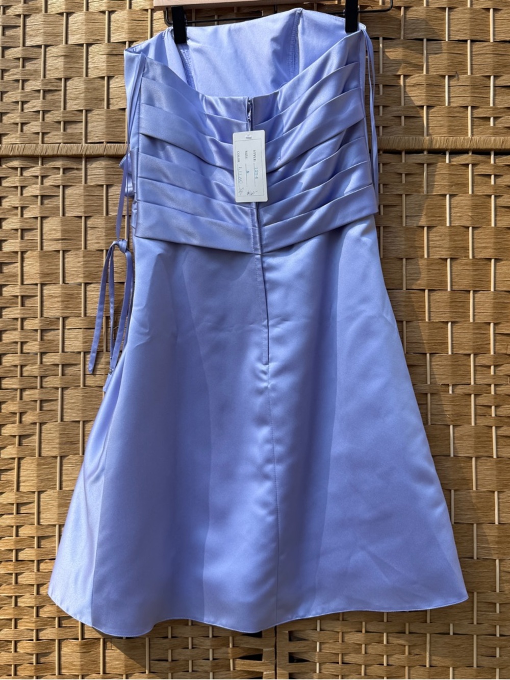 Allure Bridals Lilac Mini Dress Women’s Size 8 - Picture 4 of 9